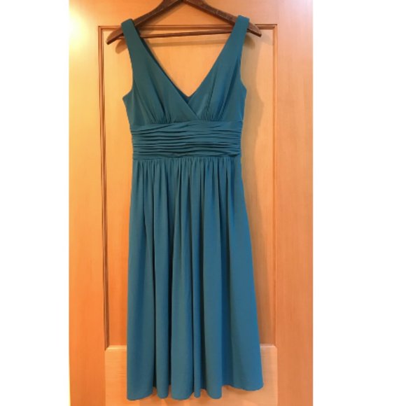 Laundry by Shelli Segal Size 4 Teal Cocktail Dress - Picture 3 of 7